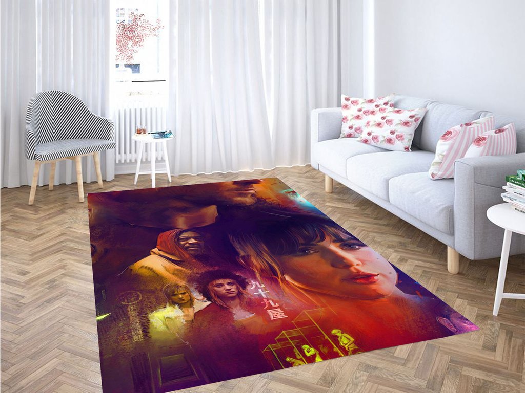 Blade Runner Painting Living Room Modern Carpet Rectangle Rug