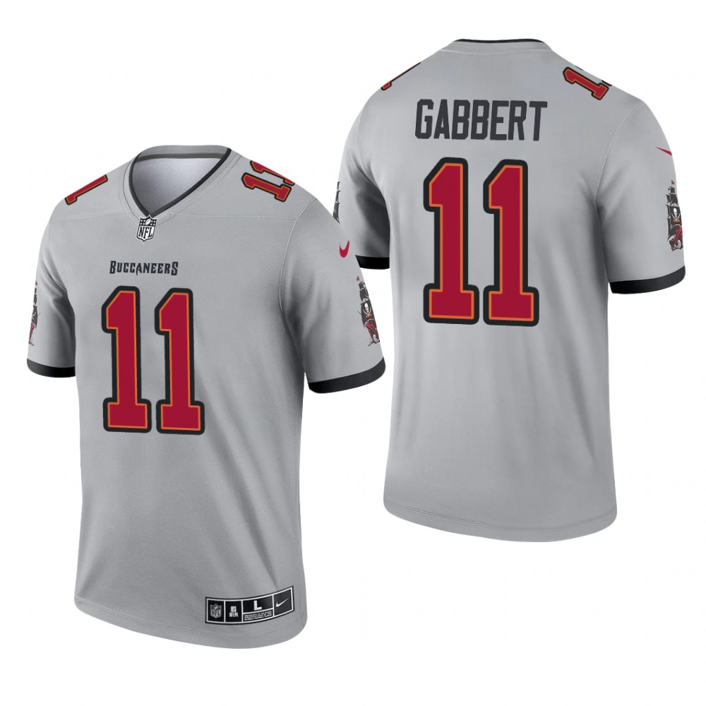 Blaine Gabbert Tampa Bay Buccaneers Gray Jersey Inverted Legend – Men’s