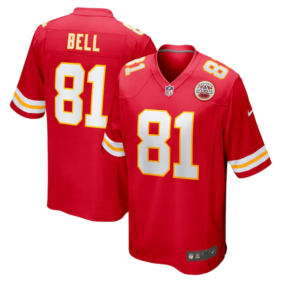 Blake Bell 81 Kansas City Chiefs Game Player Stitched Jersey – Red
