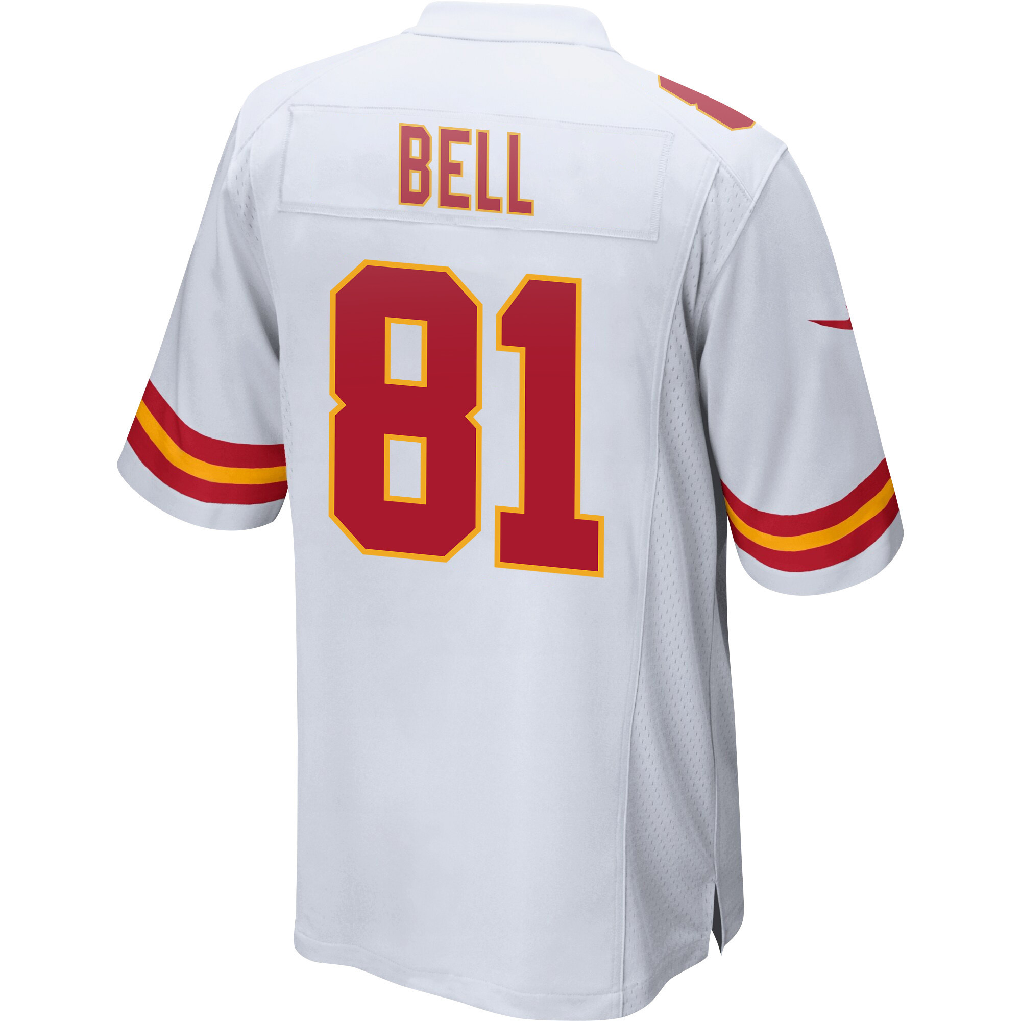 Blake Bell 81 Kansas City Chiefs Super Bowl LVII Champions 3 Stars Men Game Stitched Jersey – White