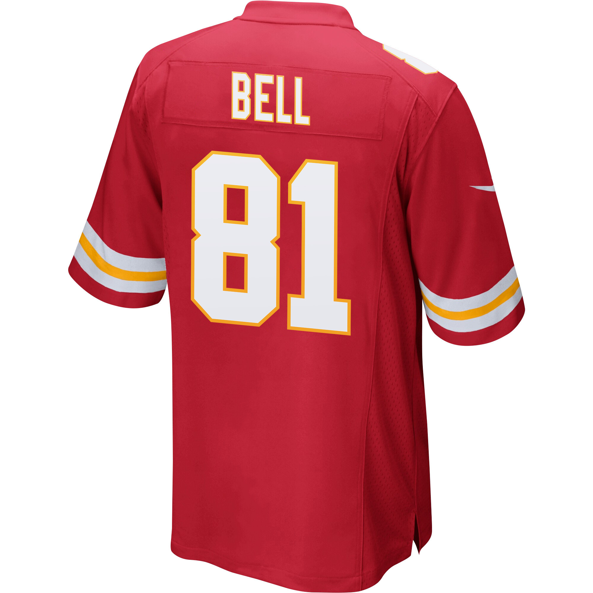 Blake Bell 81 Kansas City Chiefs Super Bowl LVII Champions Men Game Stitched Jersey – Red