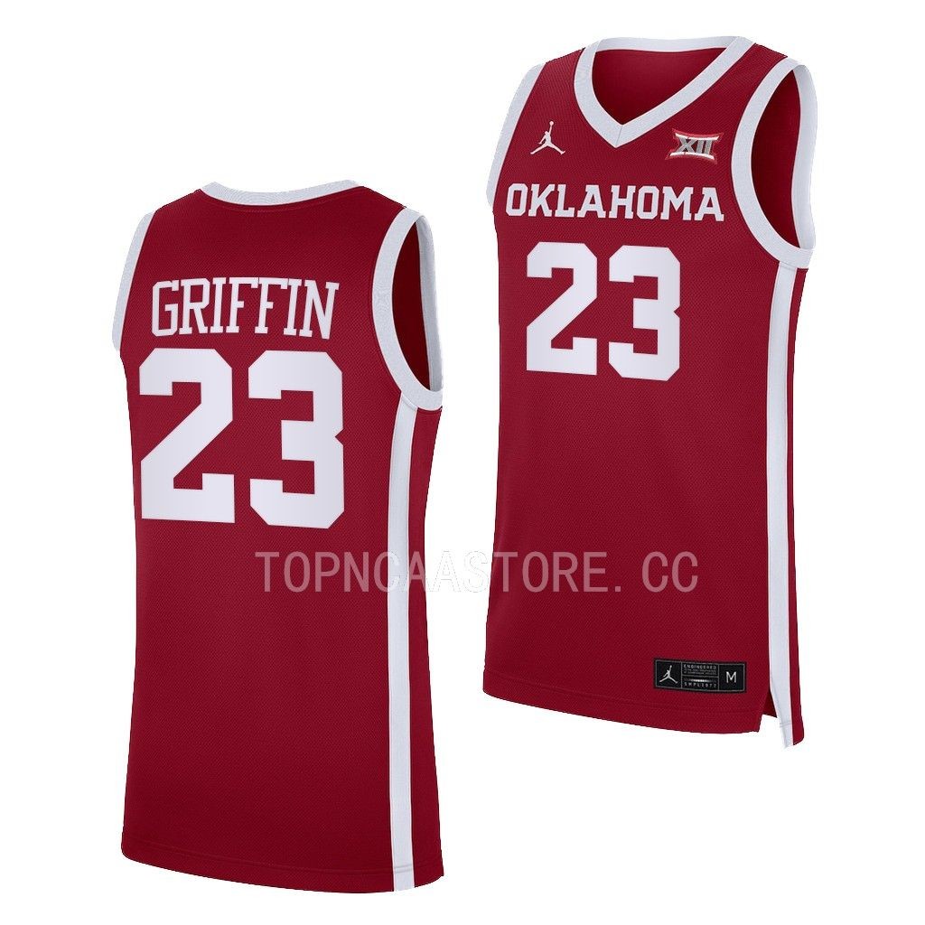 Blake Griffin #23 Oklahoma Sooners Alumni  Jersey Crimson