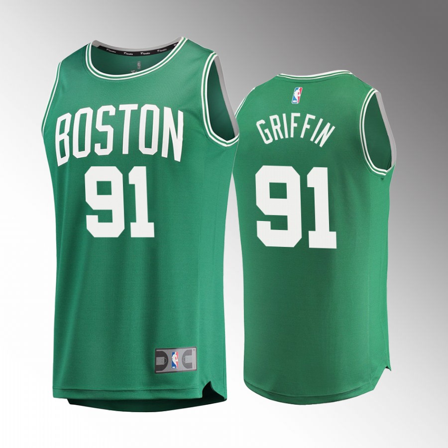Blake Griffin Celtics #91 Green Jersey Fast Break Icon Edition