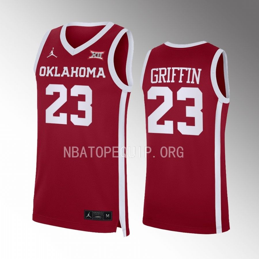 Blake Griffin Oklahoma Sooners Crimson Jersey Alumni