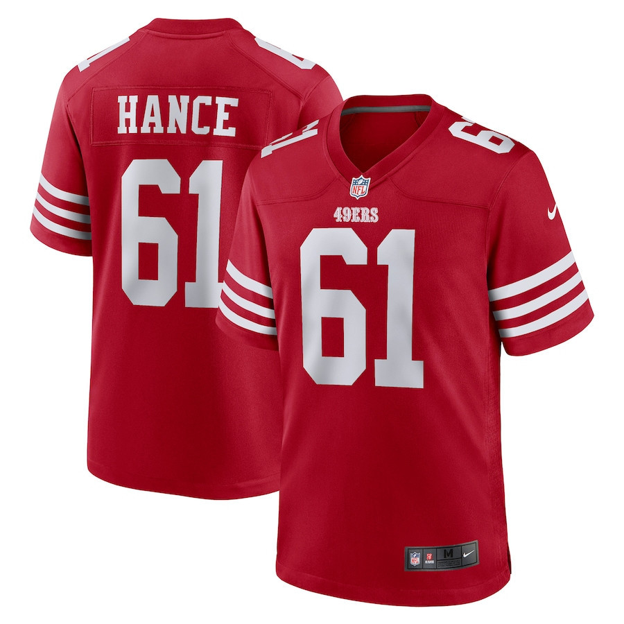 Blake Hance San Francisco 49ers Stitched Jersey – Scarlet