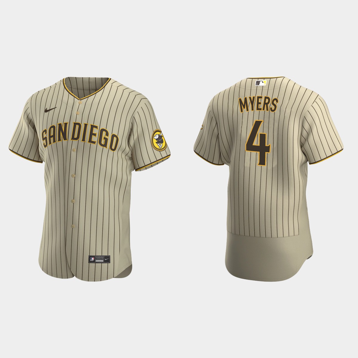 Blake Snell #4 San Diego Padres Alternate Jersey – Sand Brown