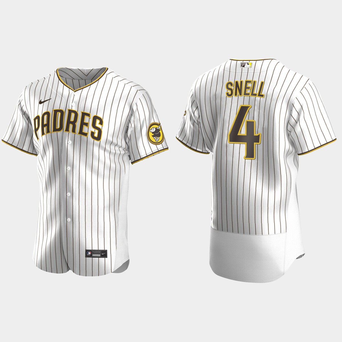 Blake Snell #4 San Diego Padres Alternate Jersey – White Brown