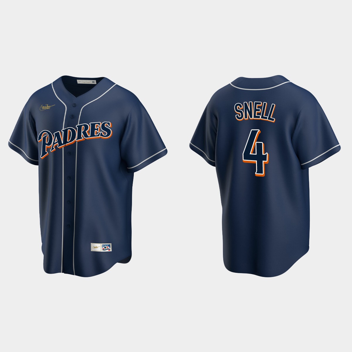 Blake Snell #4 San Diego Padres Cooperstown Collection Jersey – Navy