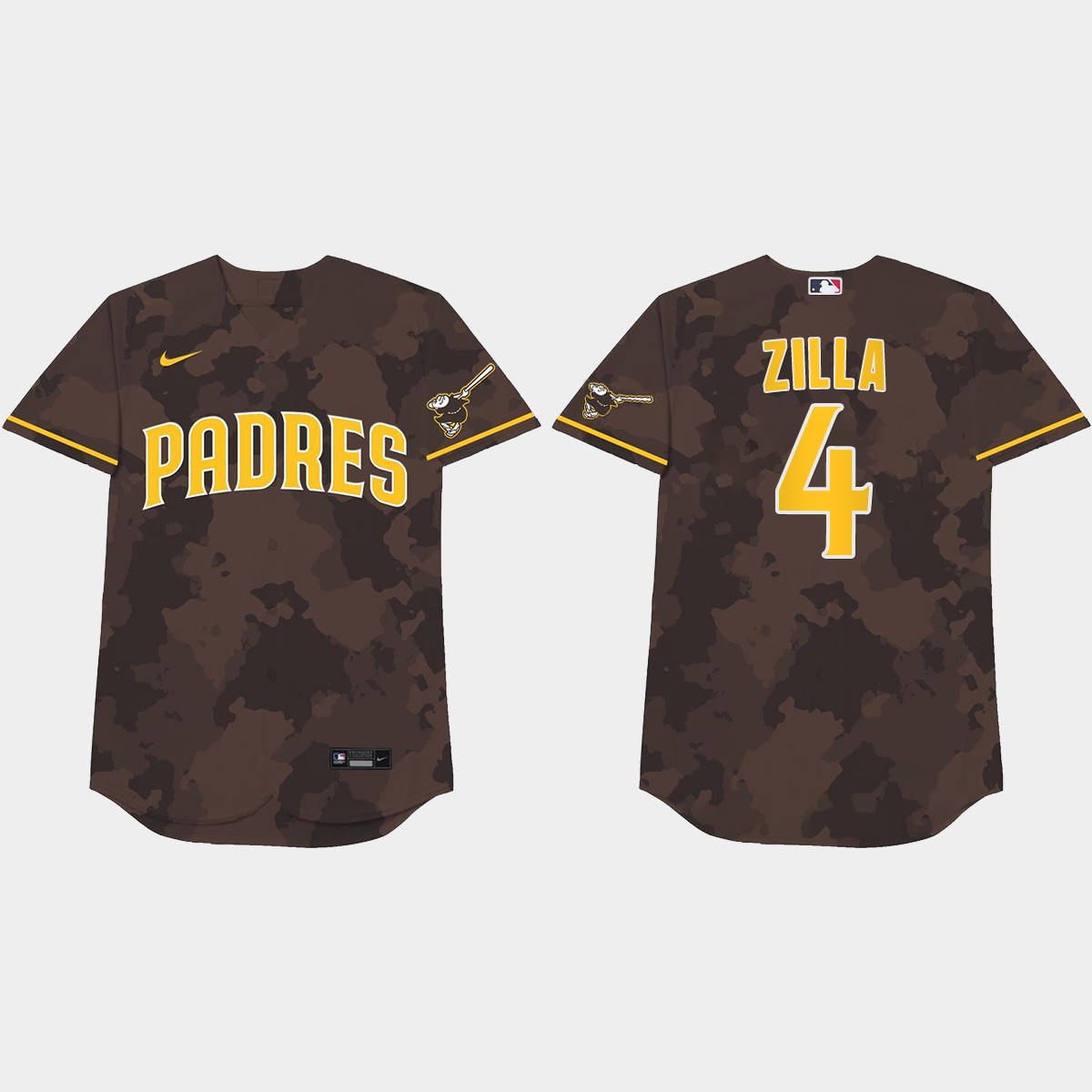Blake Snell Nickname Padres 2021 Players' Weekend Zilla Jersey - Camo
