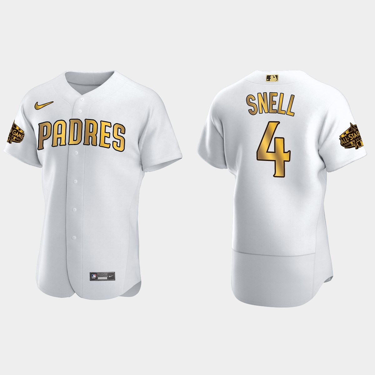 Blake Snell San Diego Padres 2022 MLB All-Star Game Jersey – White Gold
