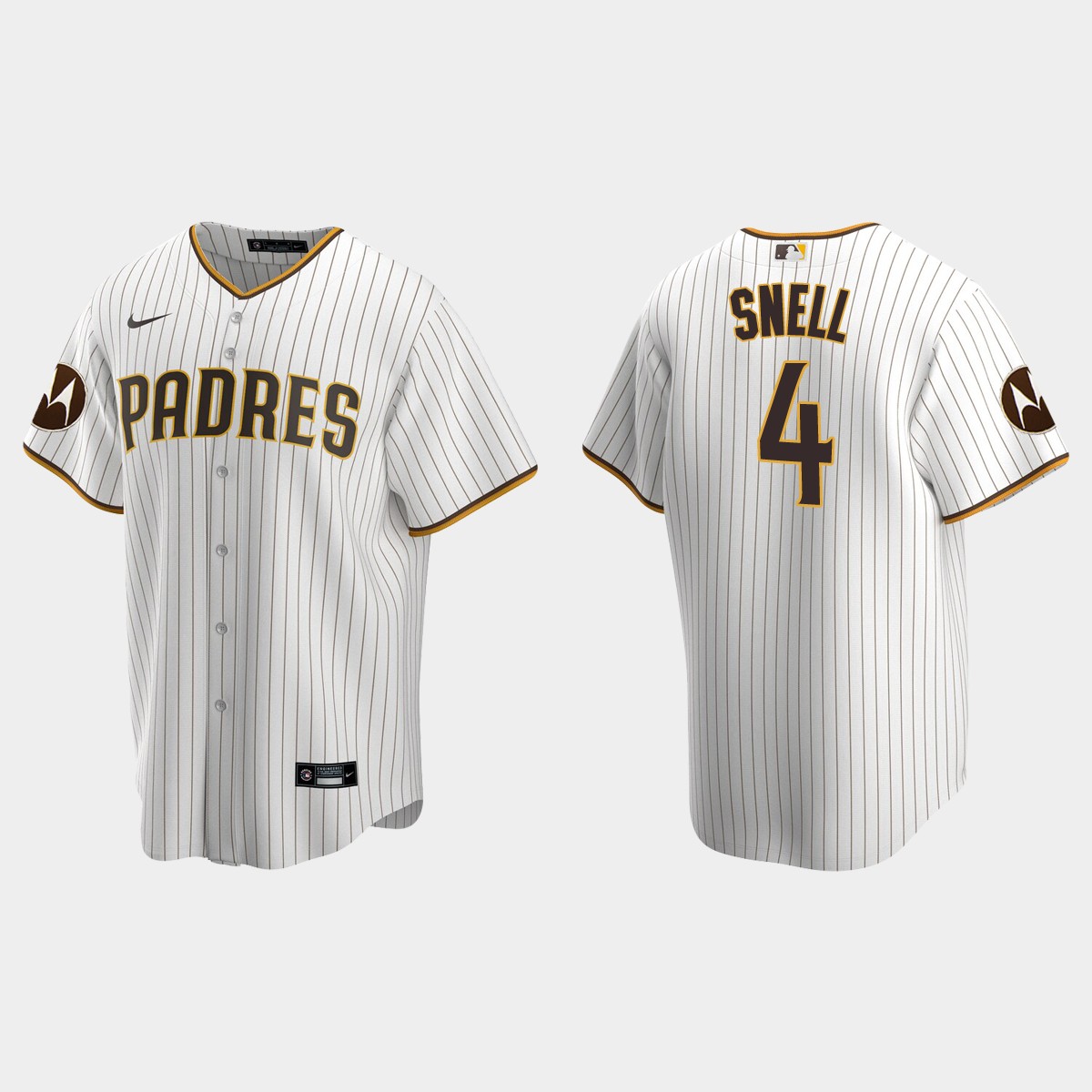 Blake Snell San Diego Padres 2023 Motorola Patch Jersey – White
