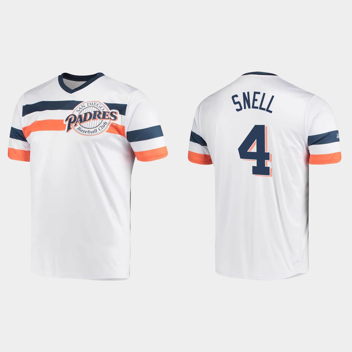 Blake Snell San Diego Padres Cooperstown Collection V-Neck Jersey – White