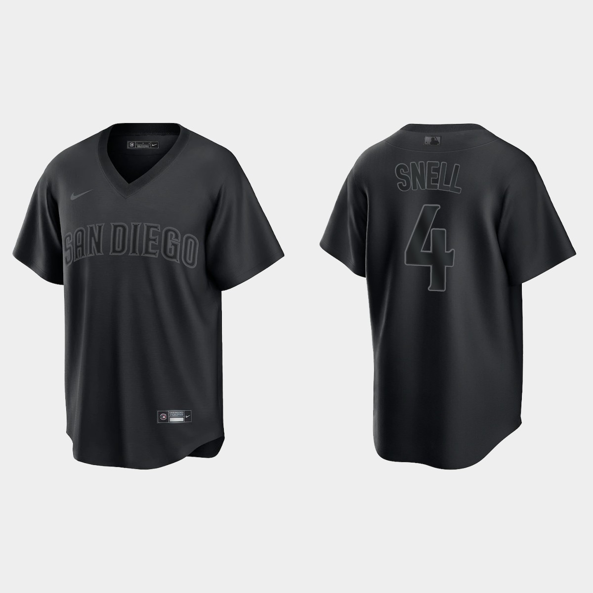 Blake Snell San Diego Padres Pitch Black Fashion Jersey – Black