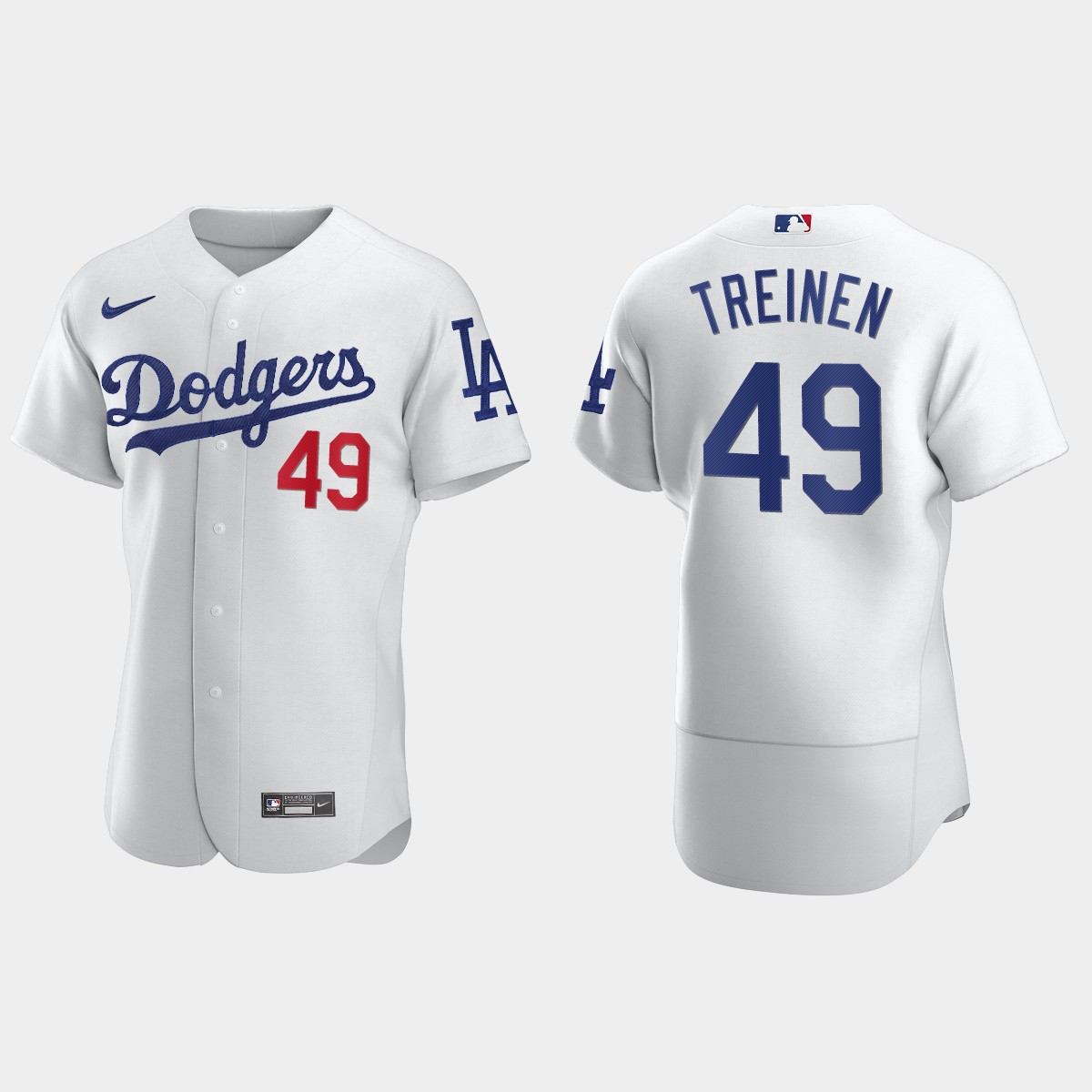 Blake Treinen #49 Los Angeles Dodgers Home Jersey – White