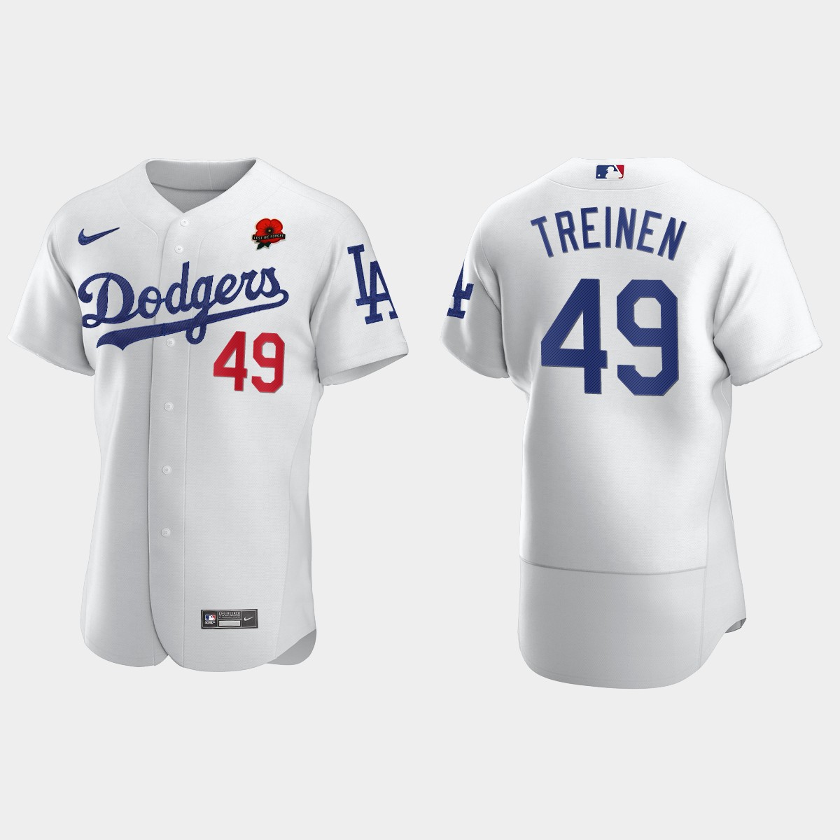 Blake Treinen Los Angeles Dodgers 2021 Memorial Day Jersey – White