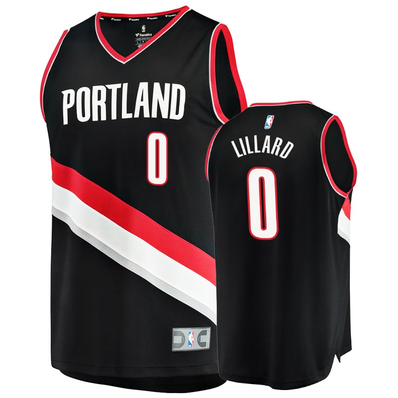 Blazers Men's Damian Lillard #0 Icon Fanatics Branded Jersey