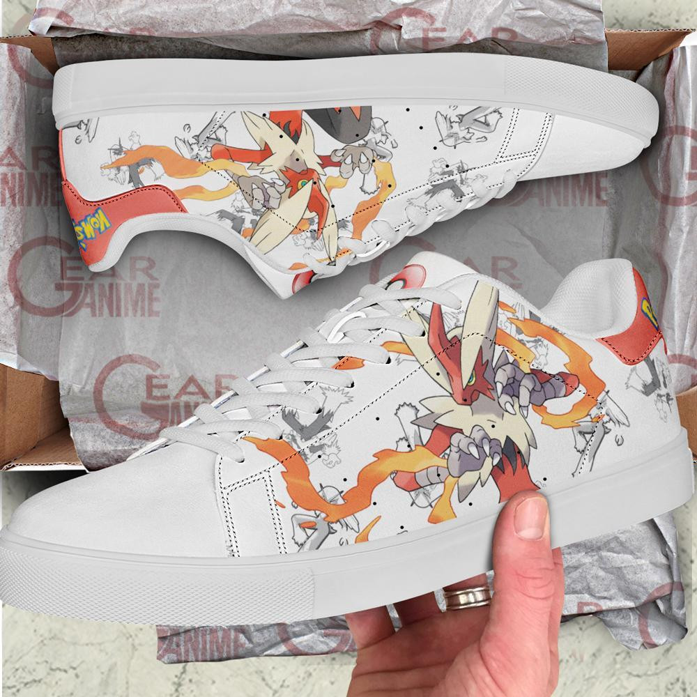 Blaziken Skate Shoes Pokemon Custom Anime Shoes