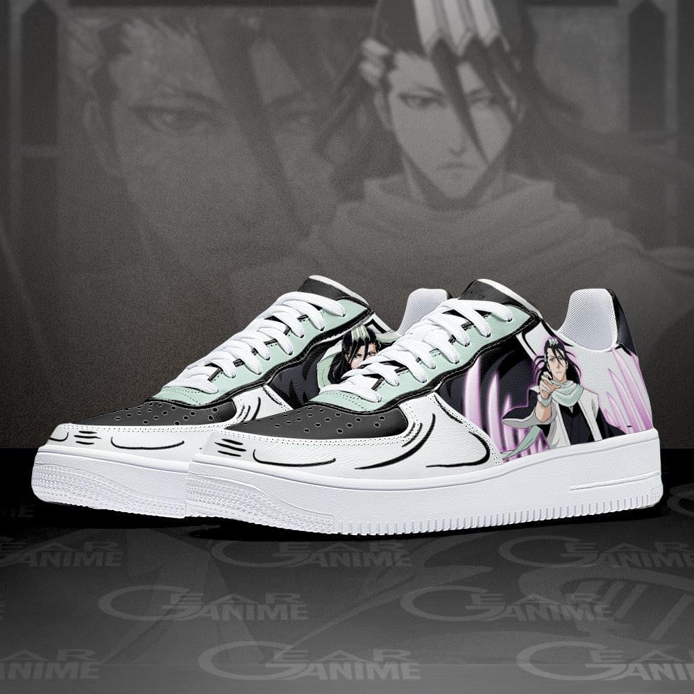 Bleach Byakuya Kuchiki Air Sneakers Custom Anime Shoes