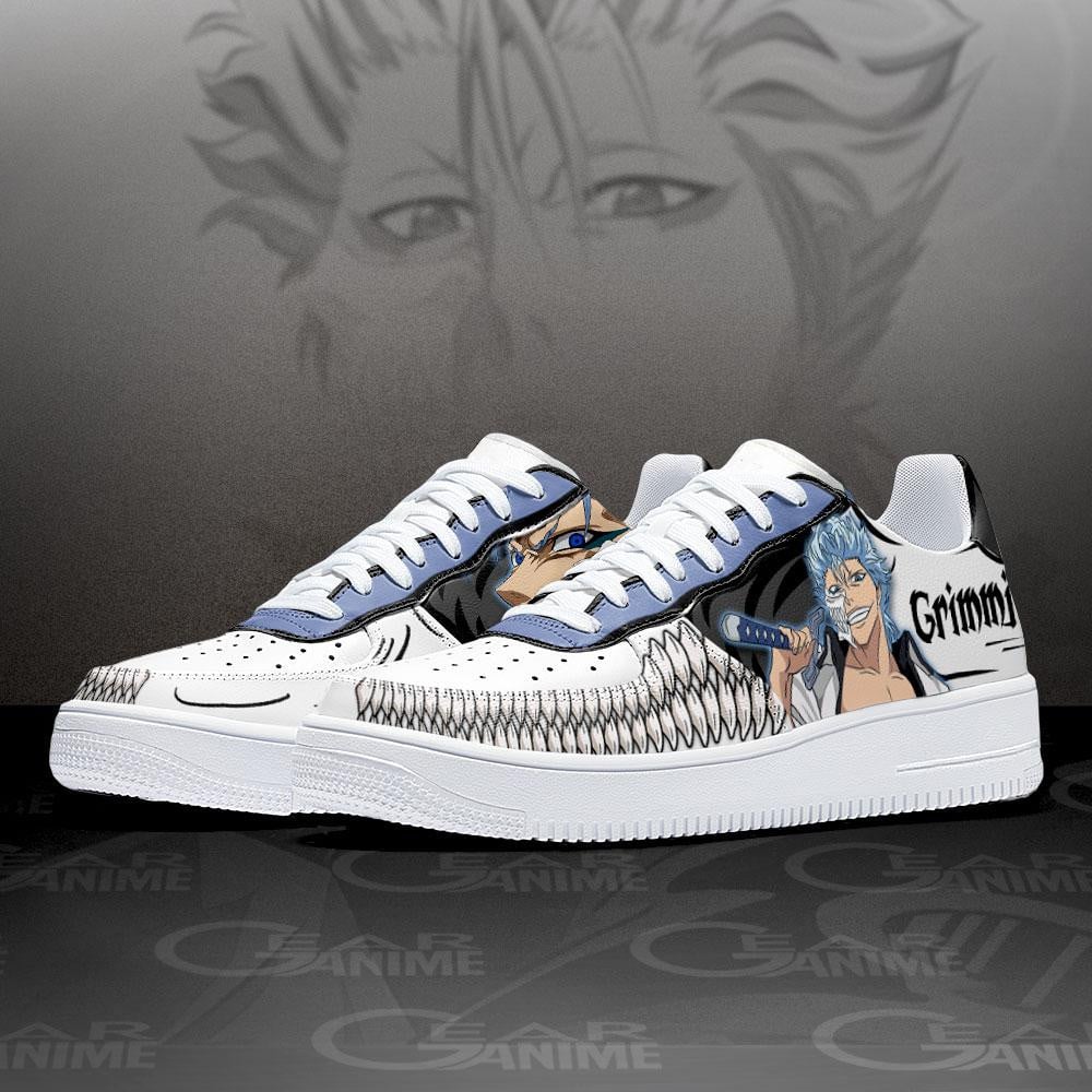 Bleach Grimmjow Jaegerjaquez Air Sneakers Custom Anime Shoes