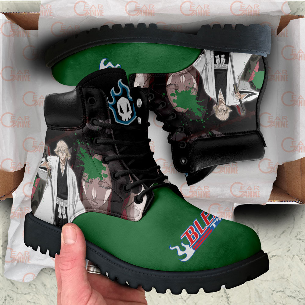 Bleach Kisuke Urahara Boots Custom Anime Shoes