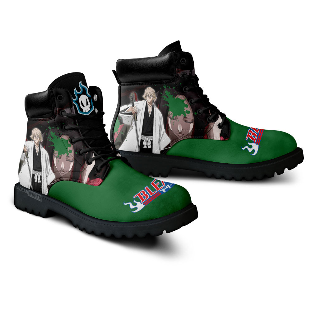 Bleach Kisuke Urahara Boots Custom Anime Shoes