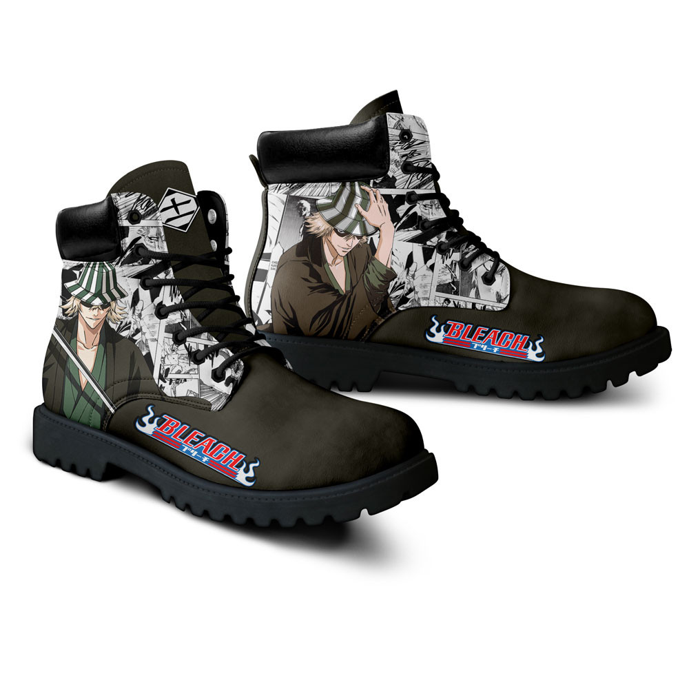 Bleach Kisuke Urahara Boots Manga Anime Custom Shoes