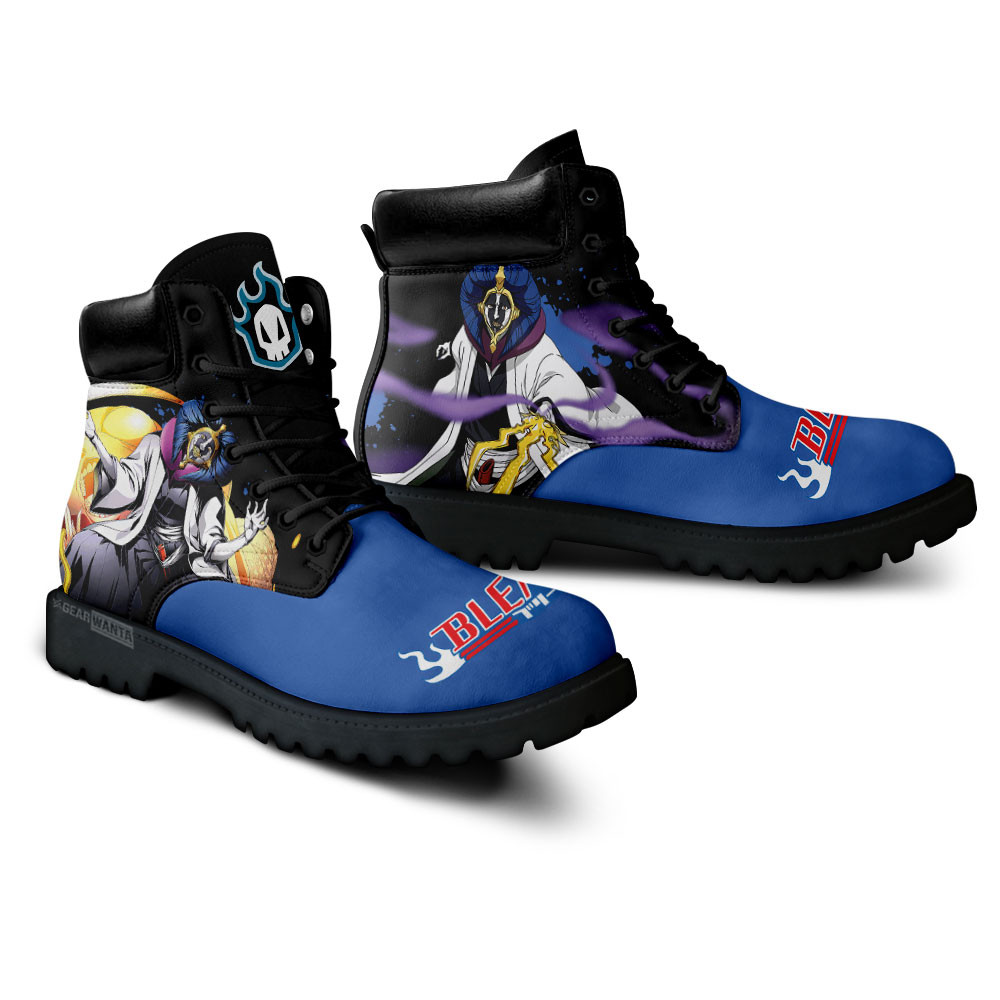 Bleach Mayuri Kurotsuchi Boots Custom Anime Shoes