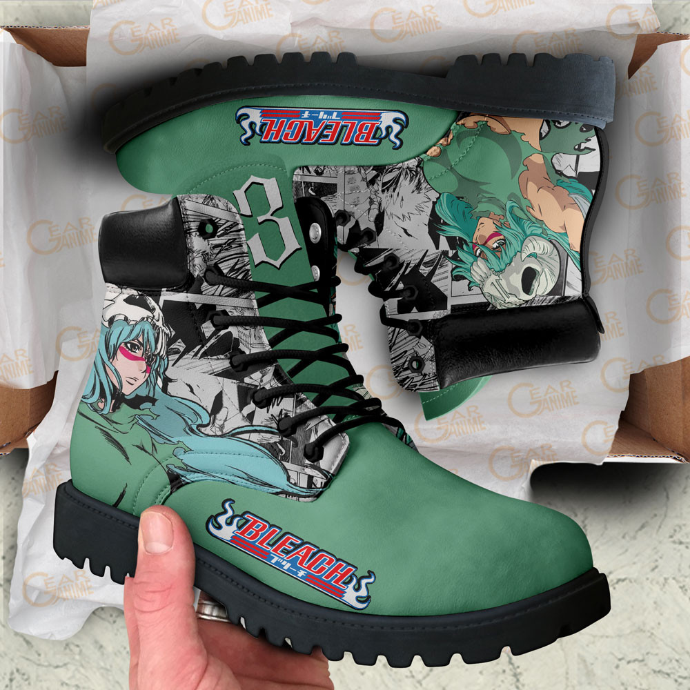 Bleach Nelliel Tu Odelschwanck Boots Manga Anime Custom Shoes