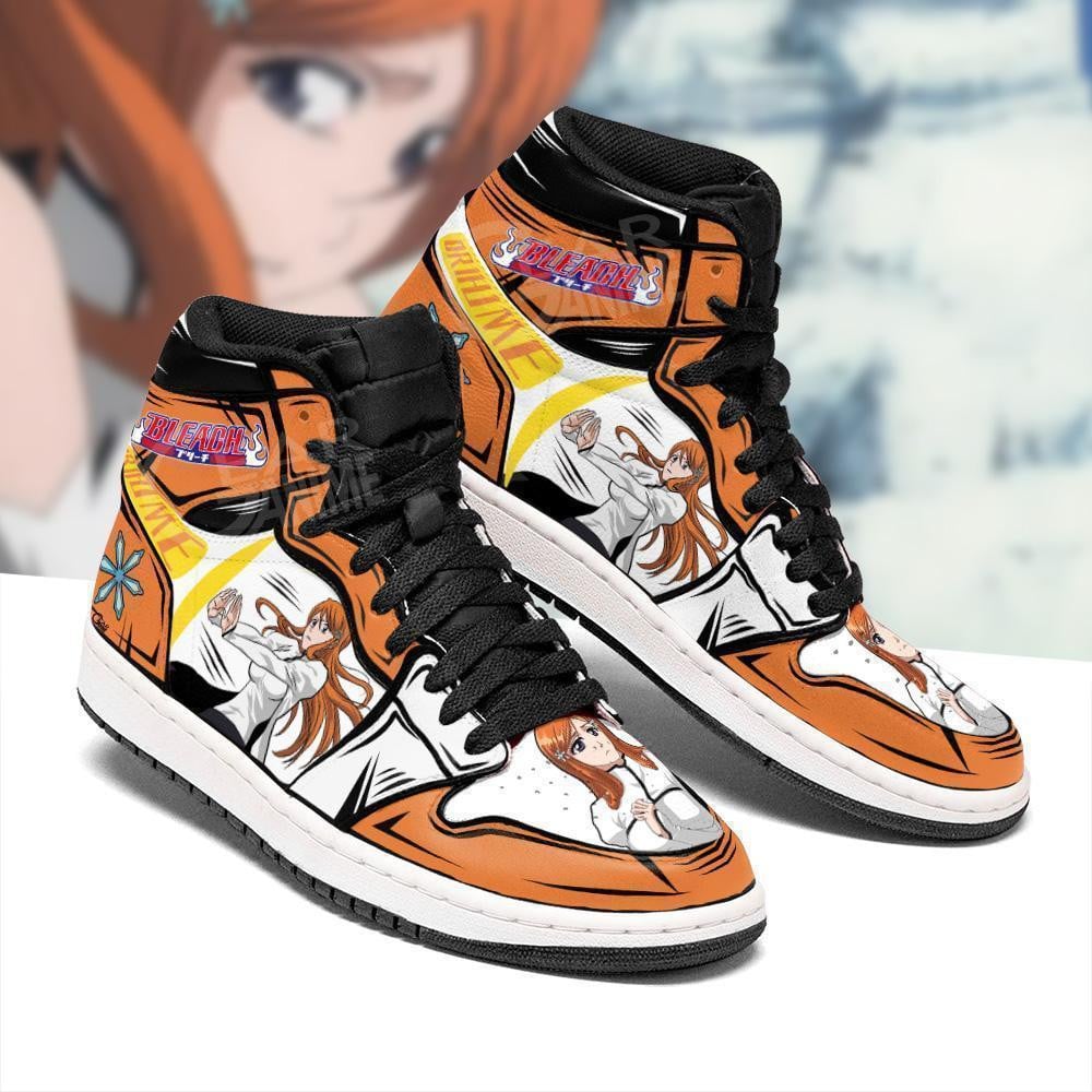 Bleach Orihime Inoue Anime JD1s Sneakers Fan Gift Idea, Air Jordan Hightop