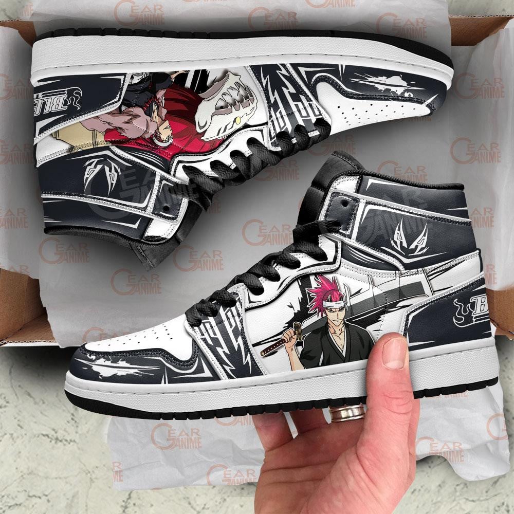 Bleach Renji Abarai JD1s Sneakers Anime Shoes, Air Jordan Hightop