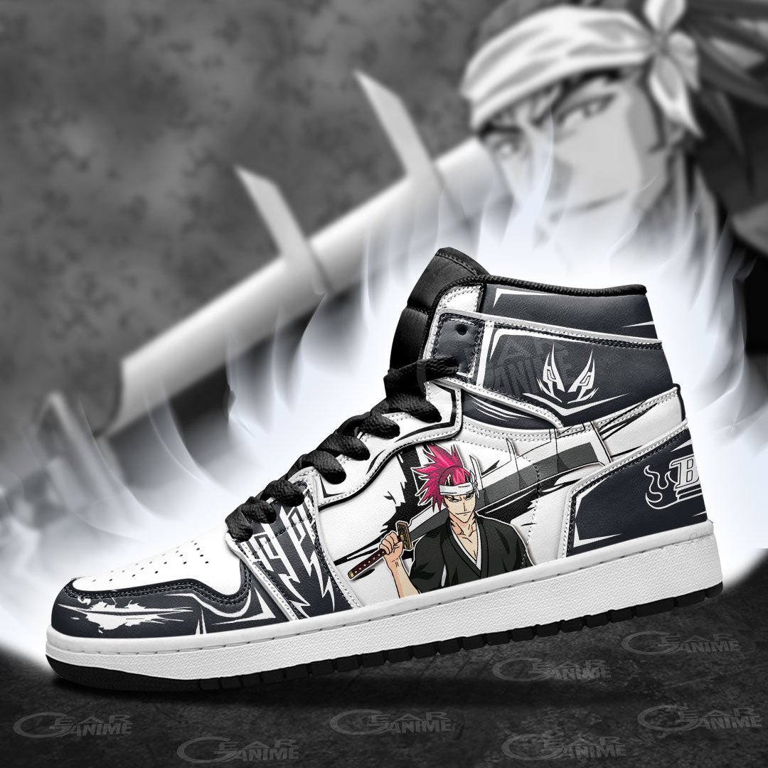 Bleach Renji Abarai JD1s Sneakers Anime Shoes, Air Jordan Hightop