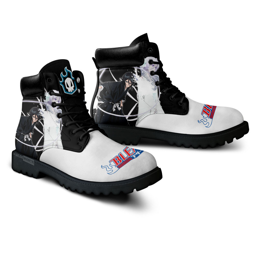 Bleach Rukia Kuchiki Boots Custom Anime Shoes