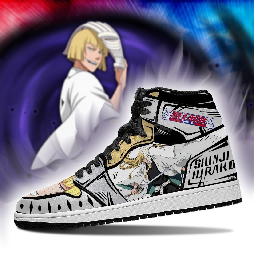 Bleach Shinji Hirako Anime JD1s Sneakers Fan Gift Idea, Air Jordan Hightop