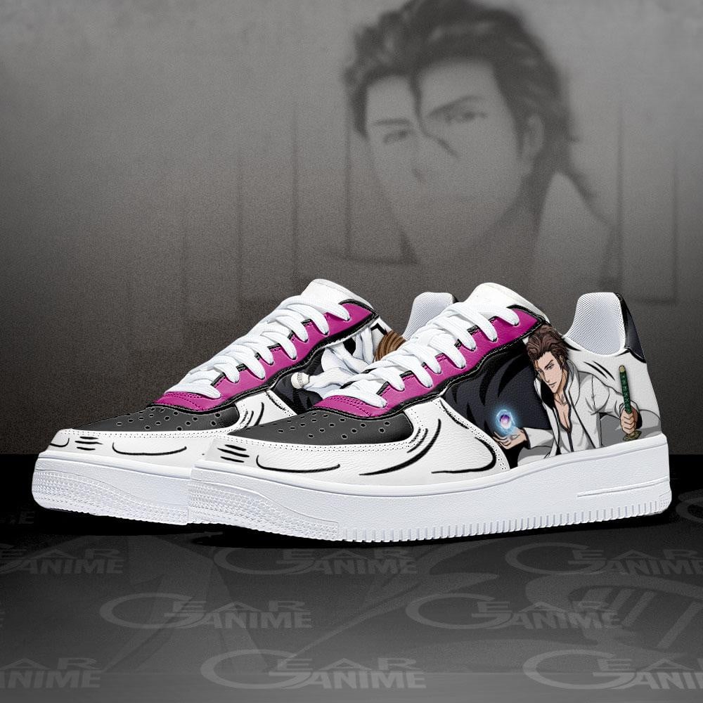 Bleach Sosuke Aizen Air Sneakers Custom Anime Shoes