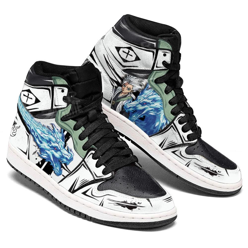 Bleach Toshiro Hitsugaya JD1s Sneakers Anime Shoes, Air Jordan Hightop