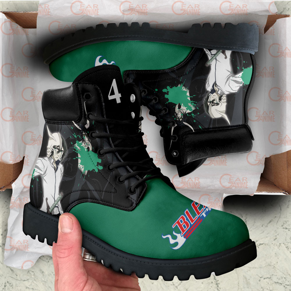 Bleach Ulquiorra Cifer Boots Custom Anime Shoes