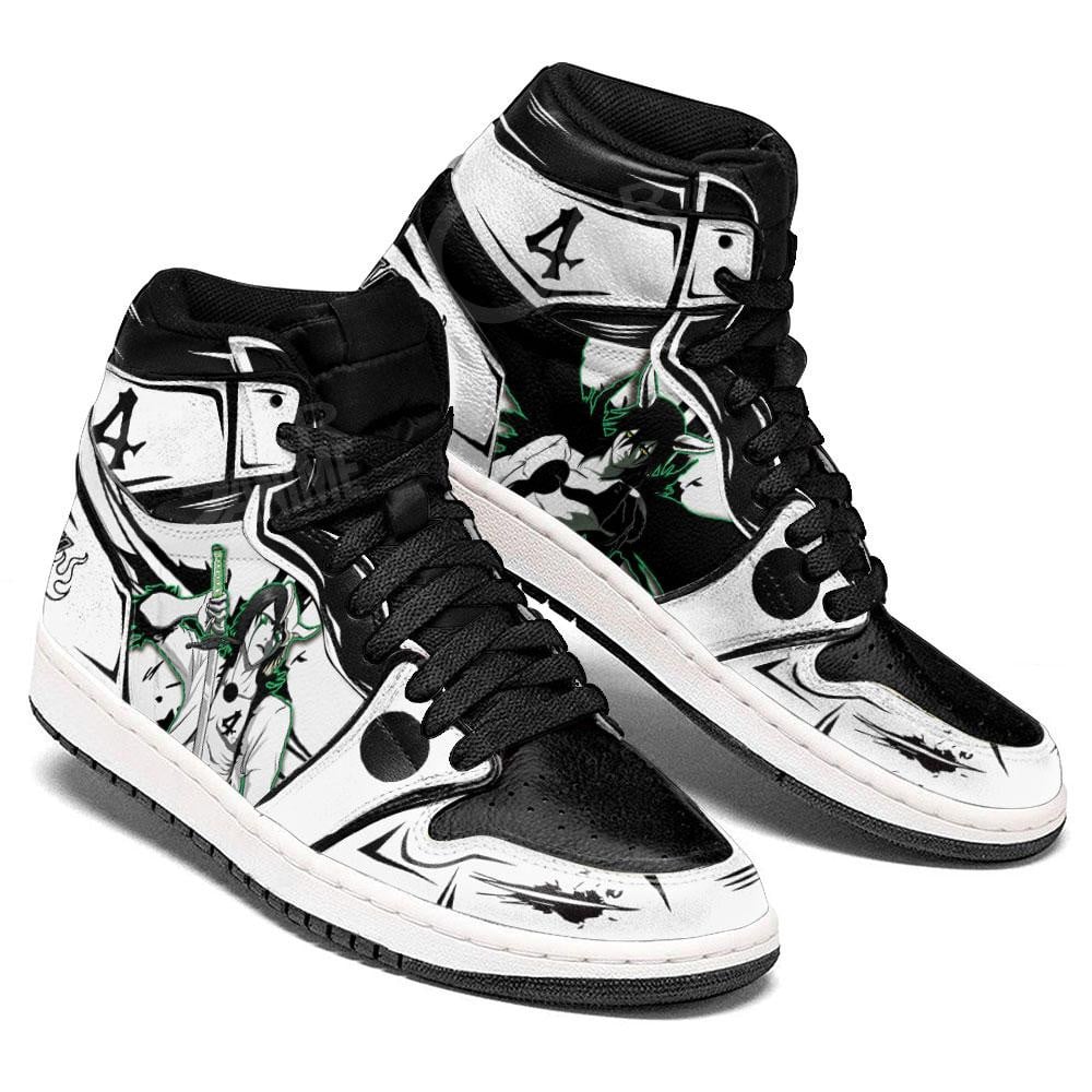 Bleach Ulquiorra Schiffer JD1s Sneakers Anime Shoes, Air Jordan Hightop