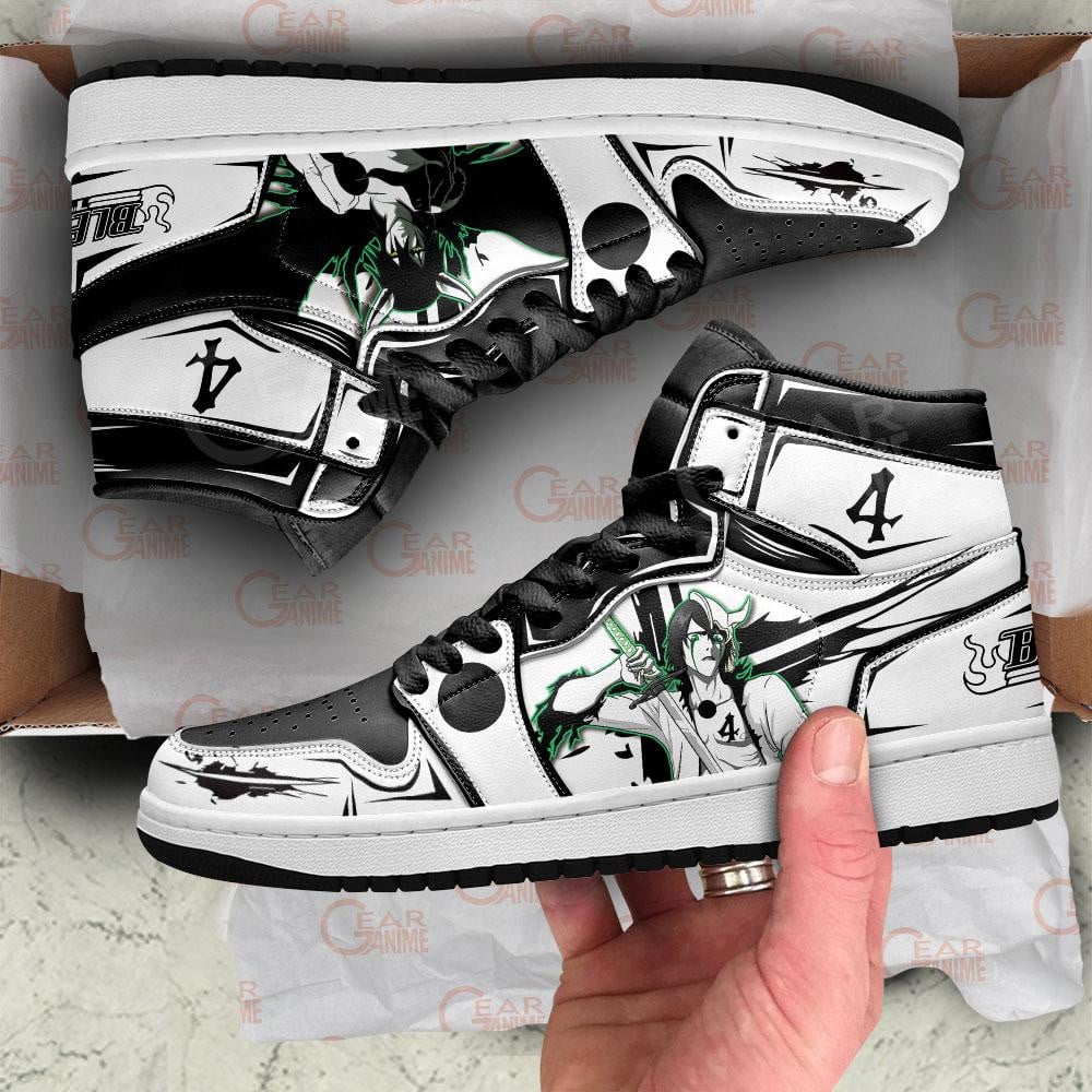 Bleach Ulquiorra Schiffer JD1s Sneakers Anime Shoes, Air Jordan Hightop