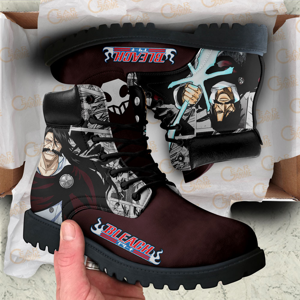 Bleach Yhwach Boots Manga Anime Custom Shoes