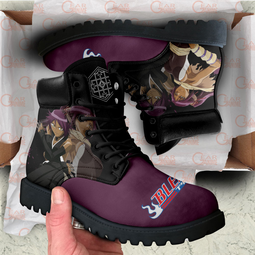 Bleach Yoruichi Shihouin Boots Custom Anime Shoes