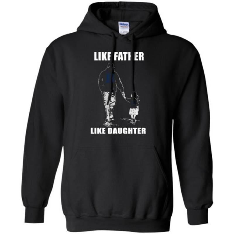 Blithesome Detroit Tigers Like Father Like Daughter Father Day Shirt Pullover Hoodie