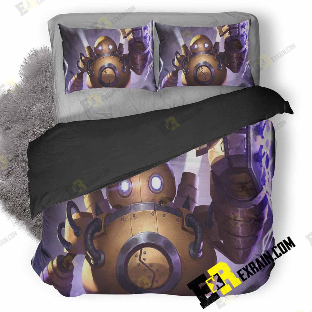 Blitzcrank In League Of Legends Hu 3D Customized Duvet Cover Bedding Set