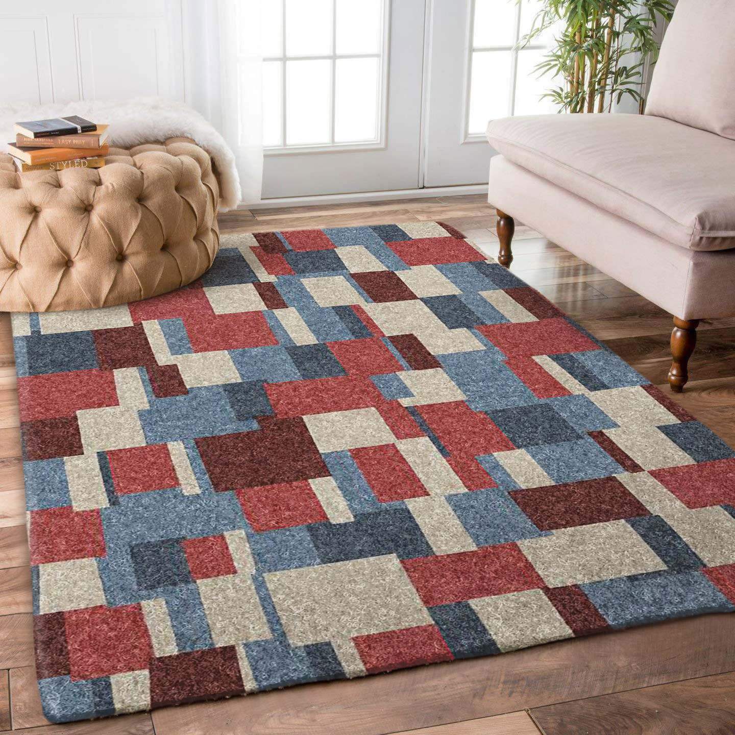 Blockera Red Limited Edition Rectangle Rug