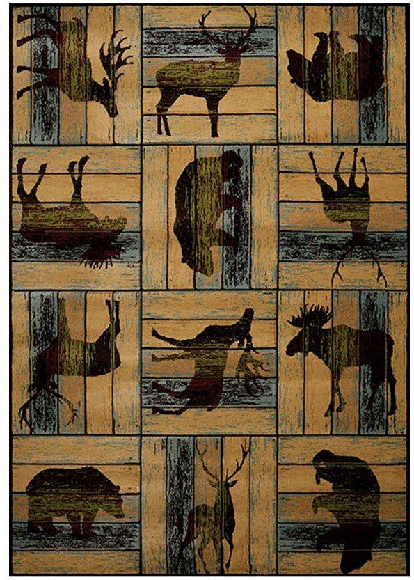 Blocks Of Wildlife Limited Edition Rectangle Rug
