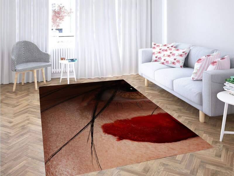 Blood Alita Carpet Rectangle Rug