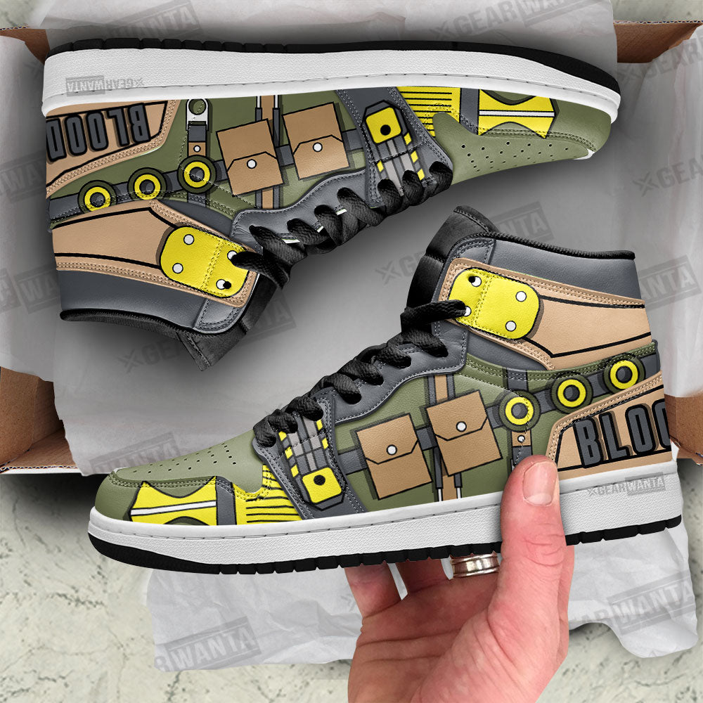 Bloodhound Apex Legends AJ1 Sneakers Uniform Shoes, Air Jordan Hightop