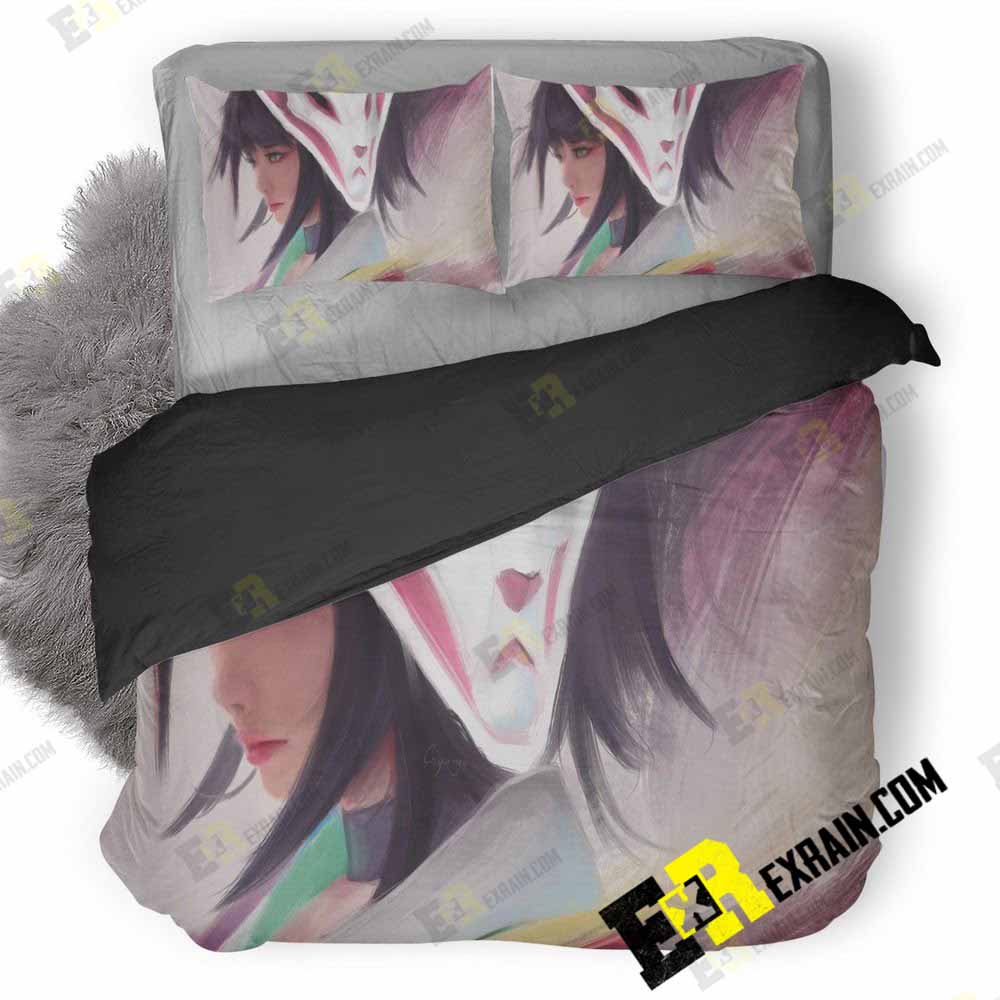 Bloodmoon Akali Rx 3D Customized Duvet Cover Bedding Set