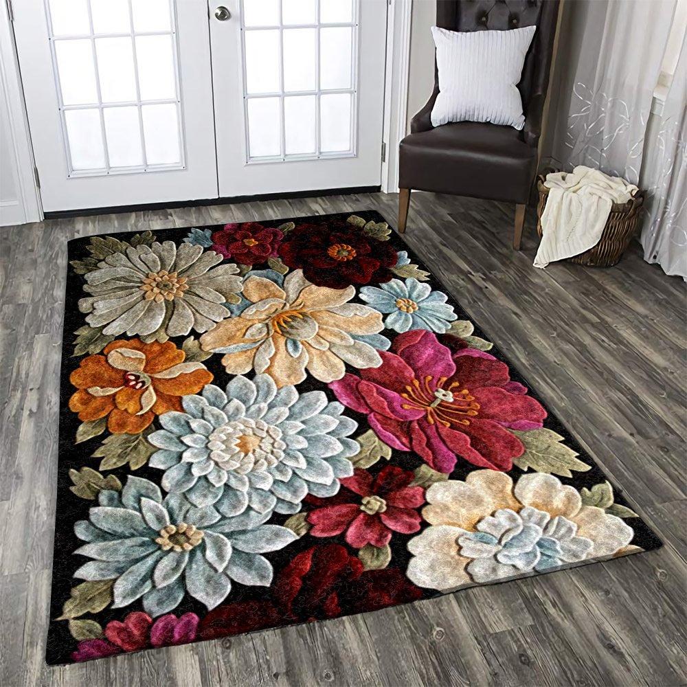 Blooming Flower Limited Edition Rectangle Rug