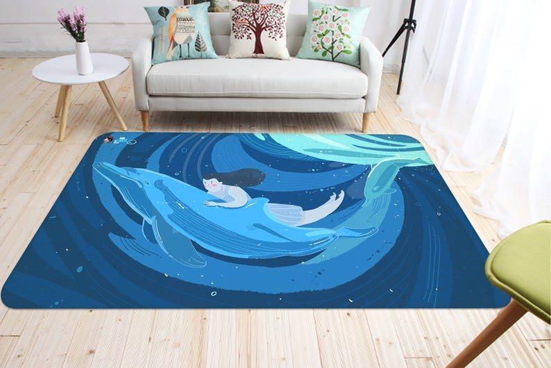 Blue Dolphin Limited Edition Rectangle Rug