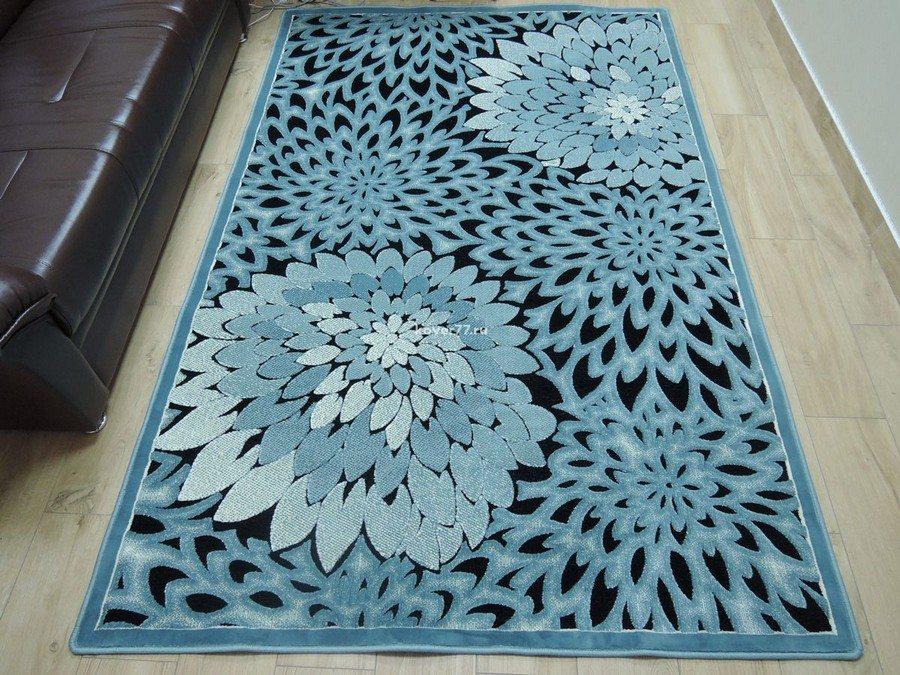 Blue Flower Limited Edition Rectangle Rug